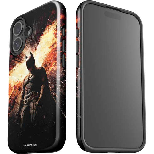 The Dark Knight Rises Movie Poster iPhone 16 Plus Impact Case